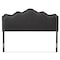 Baxton Studio Nadeen Modern Dark Grey Queen Size Headboard 134-7253 - alternate 2